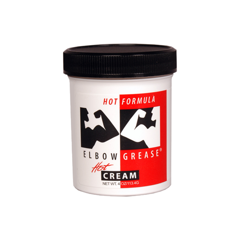 ELBOW GREASE, Hot Cream, 4 oz / 113 g - Lubricants