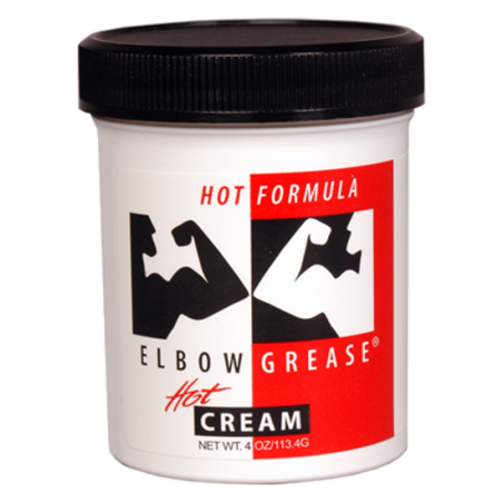 ELBOW GREASE, Hot Cream, 4 oz / 113 g - Lubricants