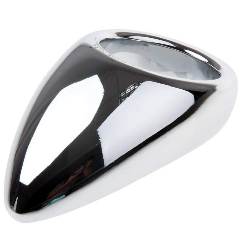 Teardrop shaped Chrome Pounder Cockring, 4,8 cm (1,88 in) - TOYS