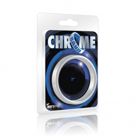 SI IGNITE Chrome Band Cockring, 5,1 cm (2,0 in) - TOYS