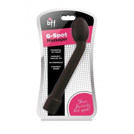 SI IGNITE BFF G-Spot Massager, curved with Vibration, 20,5 cm (8 in), Black - TOYS