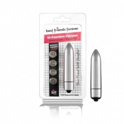 SI BFF Bullet with Vibration, Waterproof, 8 cm (3,2 in), Silver - TOYS