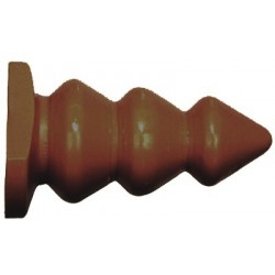 SI IGNITE Triple Bump Plug (X-Large) , 14,50 cm (5,75 in), Brown - TOYS