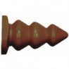 SI IGNITE Triple Bump Plug (X-Large) , 14,50 cm (5,75 in), Brown - TOYS