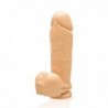 SI IGNITE Thick Cock with Balls and Suction, 23 cm (9 in), Flesh - TOYS