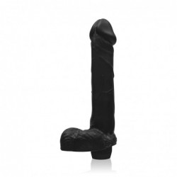 SI IGNITE Vibrating Dong with Balls, 20 cm (8 in), Black - TOYS