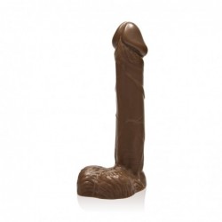 SI IGNITE Cock with Balls, 20 cm (8 in), Brown - TOYS