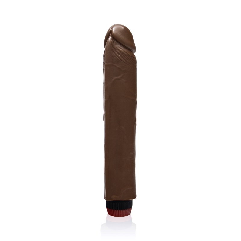 SI IGNITE Cock with Vibration, 26 cm (10 in), Brown - TOYS