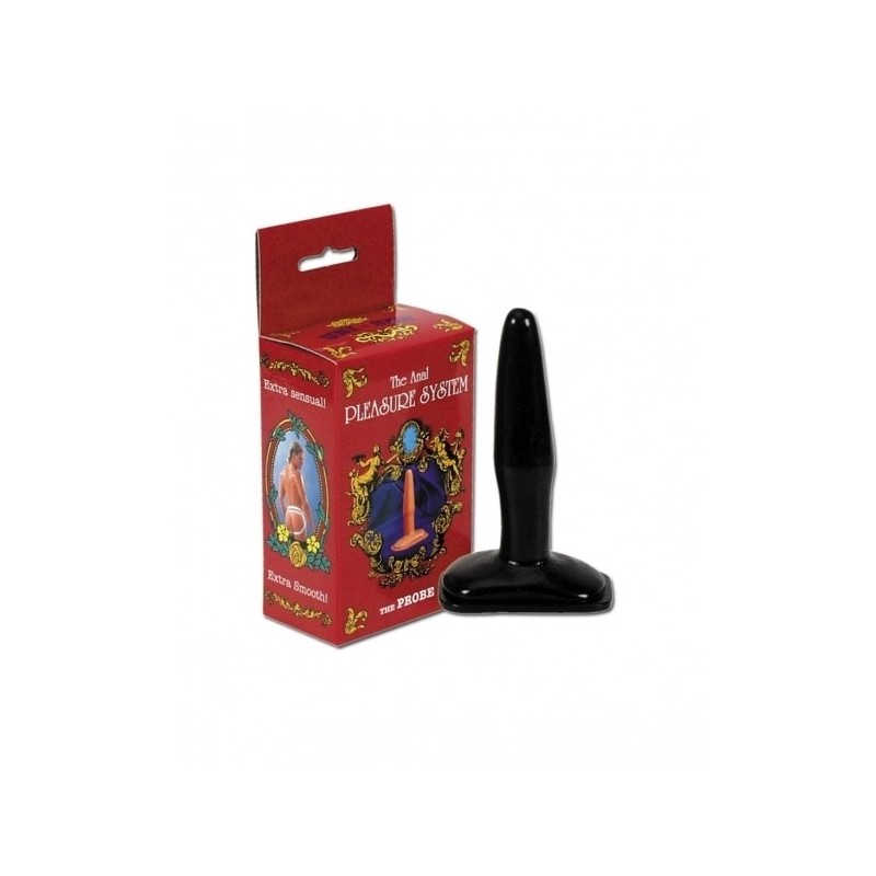 Seven Creations, The Anal Pleasure System - The Probe, Anal Plug, Vinyl, Black, 11 cm (4,3 in) - TOYS