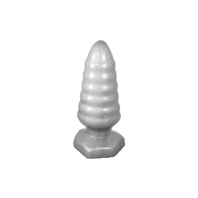 HIDDEN DESIRE Butt Plug Screwhead, Silver (L) - TOYS