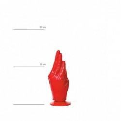 ALL RED Fisting Hand Barry, Vinyl, Red, 18 cm (7,1 in), Ø 8 cm (3,1 in) - TOYS