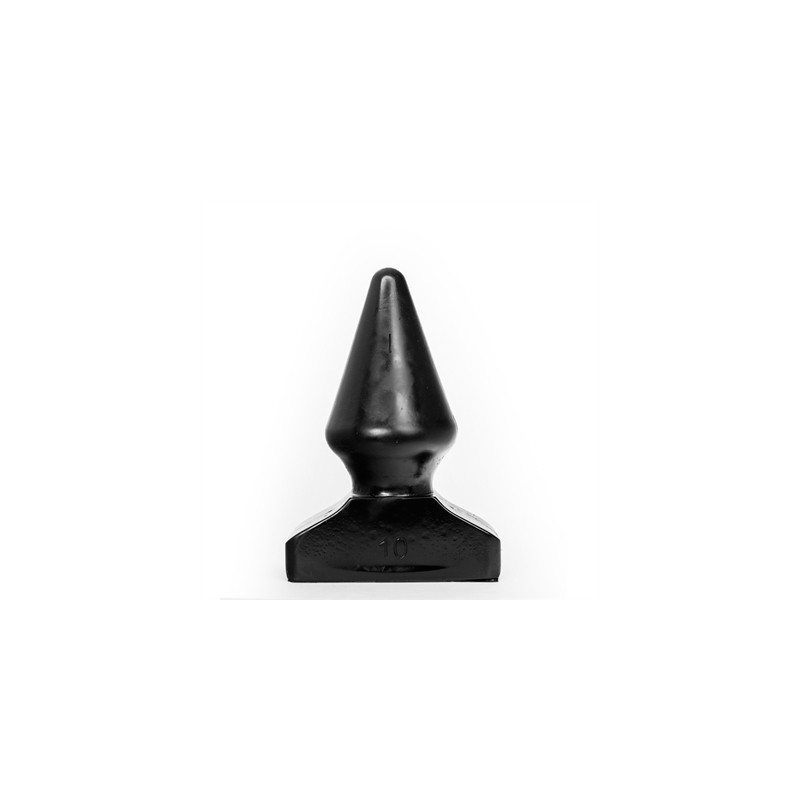 ALL BLACK Butt Plug AB81, Vinyl, Black, 20,5 cm (8 in) - TOYS