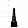 ALL BLACK Butt Plug, Vinyl, Black, 22 cm (8,7 in), Ø 6,5 cm (2,5 in) - TOYS